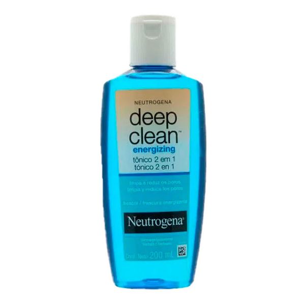 Tônico 2 em 1 Energizing Neutrogena Deep Clean 200ml