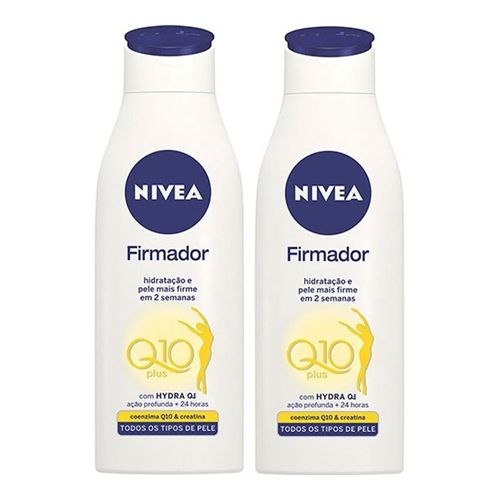 Loção Hidratante Nivea Firmadora Q10 Plus 200ml C/ 2 Unidades Loção Hidratante Nivea Firmadora Q10 Plus 200ml C/ 2 Unidades