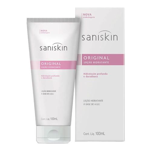 Loção Hidratante Saniskin Para Pele Seca Daudt 100ml Loção Hidratante Saniskin Para Pele Seca Daudt 100ml