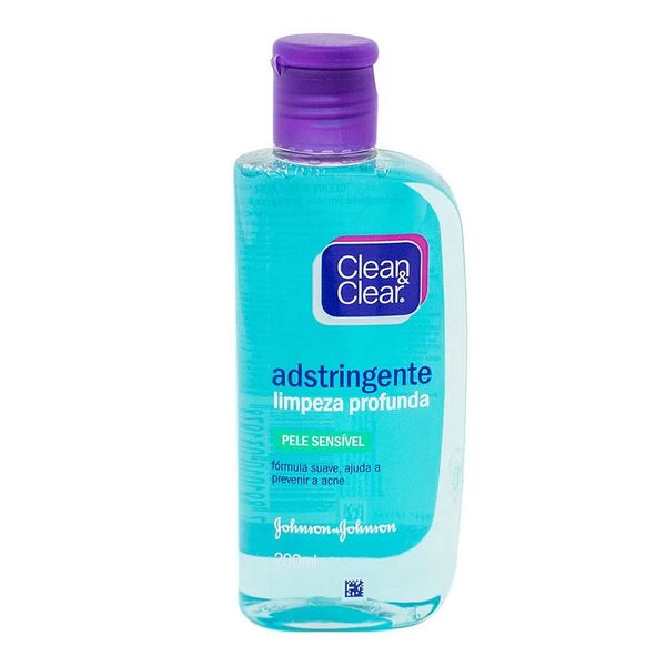 Tratamento Anti-Acne Clean Clear Adstringente Pele Sensível 200ml