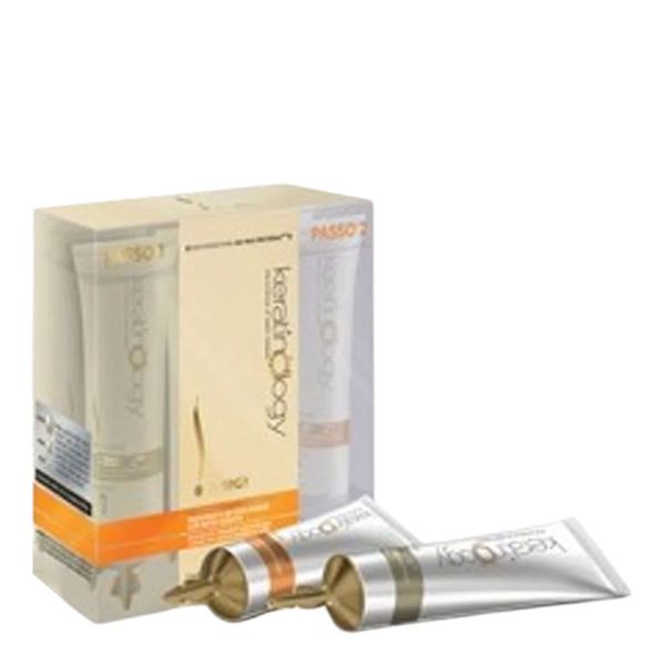 Tratamento Dois Passos Keratinology 8 Ampolas de 20ml