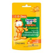 Vitamina C Supra C Kids Garfield Vitamina C e D e Zinco Sabor Laranja 30 Unidades