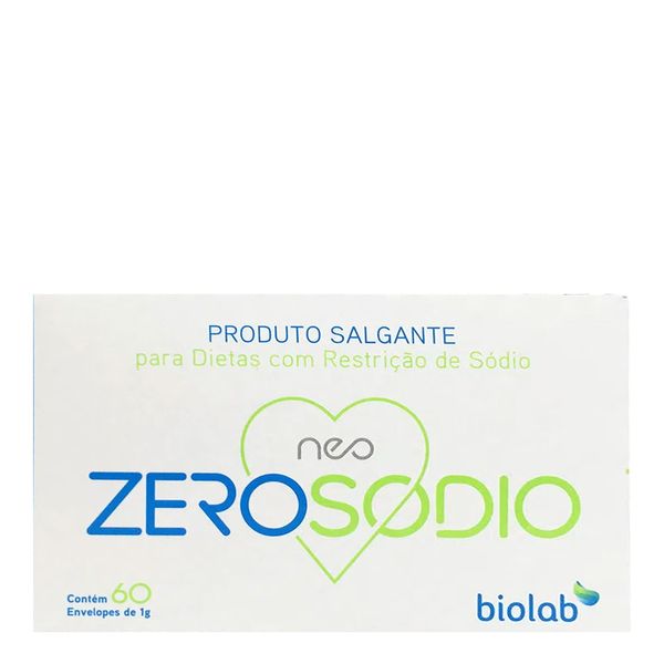 Zerosodio Biolab 1g 60 Sachês