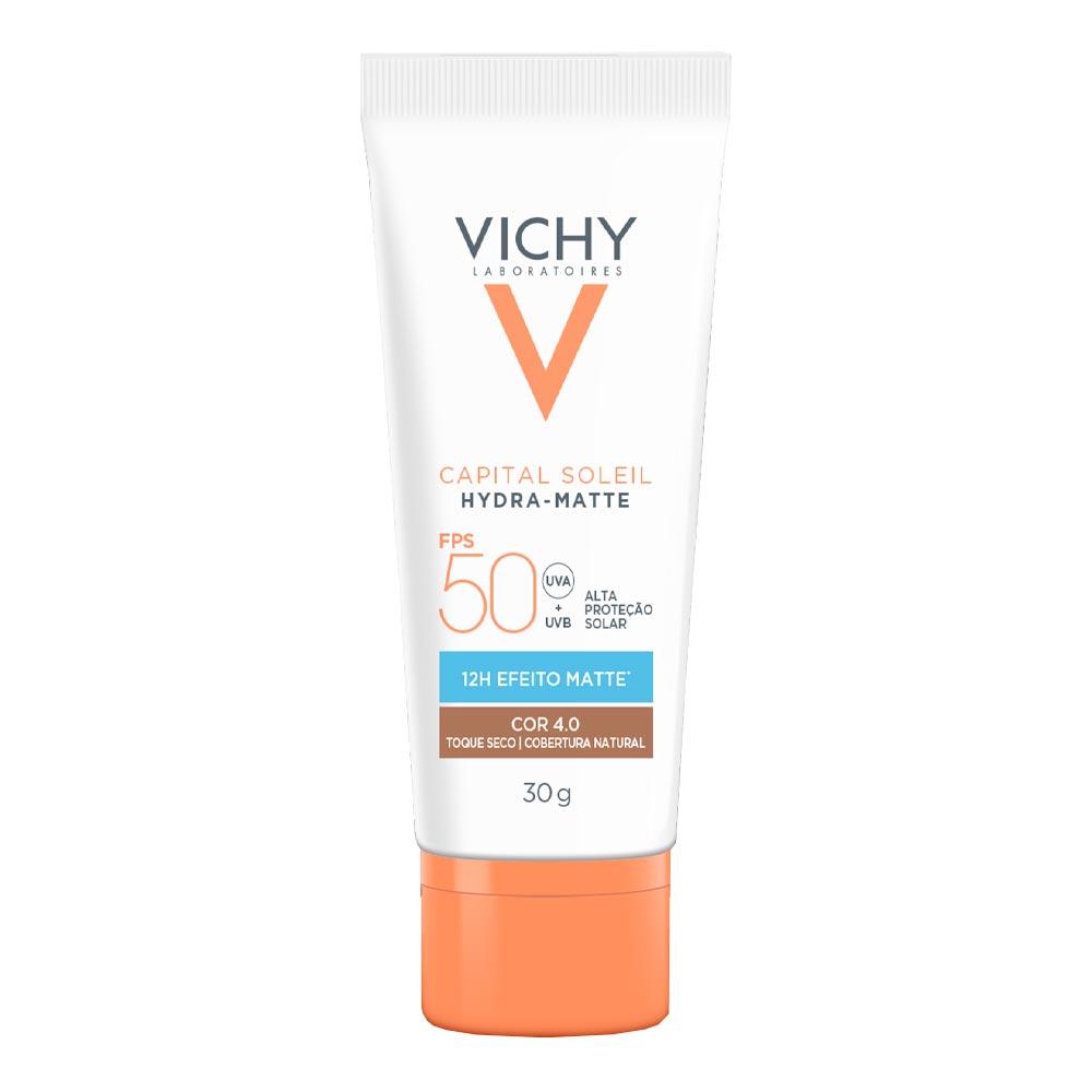 Protetor Solar Facial Vichy FPS 50 Capital Soleil Hydra-Matte Cor