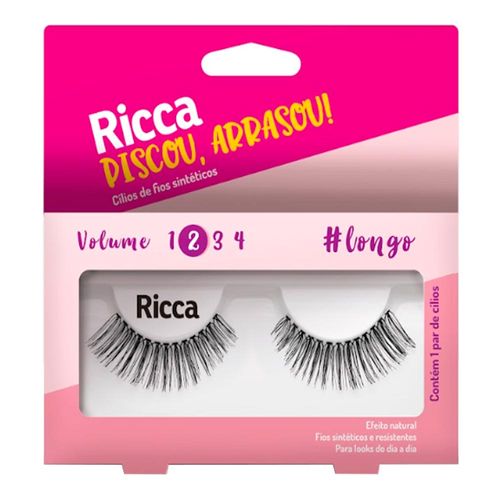 789291-Cilios-Ricca-Fios-Sinteticos-Vol-2-Longo-1-Par 789291-Cilios-Ricca-Fios-Sinteticos-Vol-2-Longo-1-Par