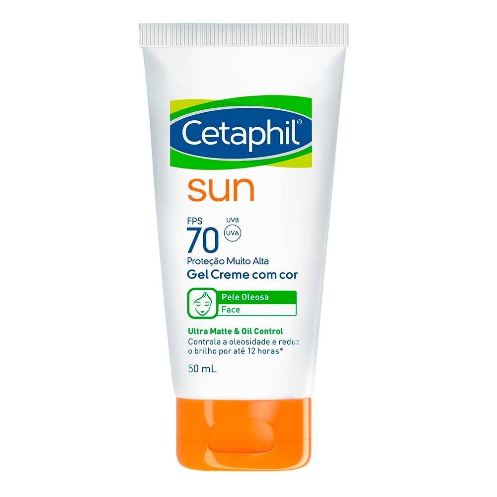 Brazil product data sample: Protetor Solar Facial Cetaphil FPS 70 Sun Ultra Matte 50ml Gel Creme
