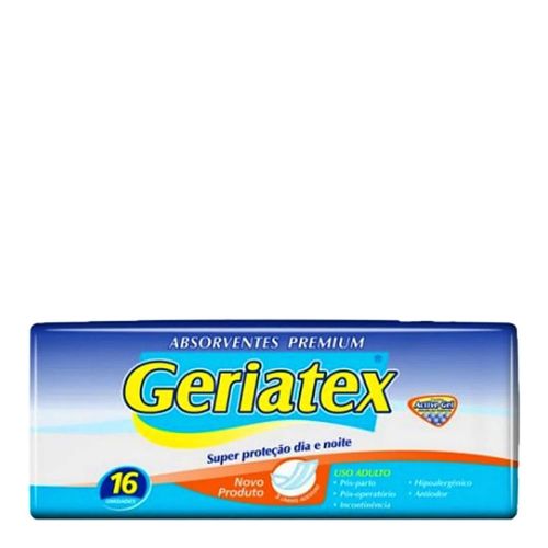 Absorvente Premium Geriatex - 16 Unidades Absorvente Premium Geriatex - 16 Unidades