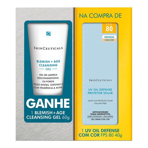 Kit Protetor Solar Skinceuticals Physical Matte FPS50 30ml + Blemish Solution 4ml Kit Protetor Solar Skinceuticals Physical Matte FPS50 30ml + Blemish Solution 4ml