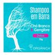 Shampoo em Barra Orgânica Chá Branco e Gengibre Detox 75g