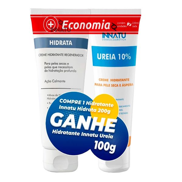 Kit Creme Hidratante Innatu 100g + 100g