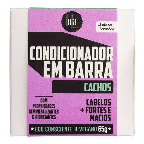 Condicionador Lola em Barra Cachos Eco Consciente e Vegano 65g Condicionador Lola em Barra Cachos Eco Consciente e Vegano 65g