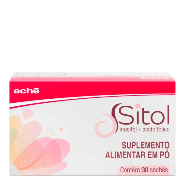 Suplemento Alimentar Sitol Inositol + Ácido Fólico 30 Sachês