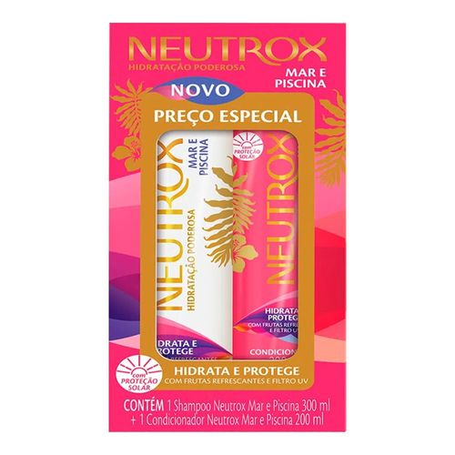 Kit-Shampoo-Neutrox-Mar-e-Piscina-300ml---Condicionador-200ml Kit-Shampoo-Neutrox-Mar-e-Piscina-300ml---Condicionador-200ml