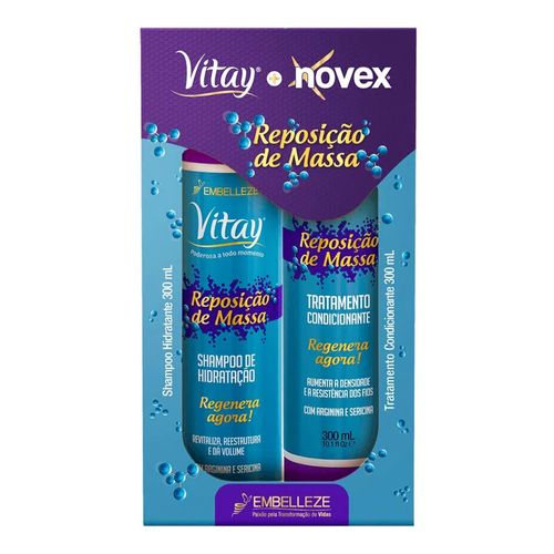 Kit-Shampoo-Novex-Reposicao-de-Massa-300ml---Condicionador-300ml Kit-Shampoo-Novex-Reposicao-de-Massa-300ml---Condicionador-300ml