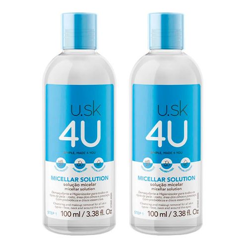Kit-Under-Skin-USK-Solucao-Micelar-4U-100ml-2-unidades
