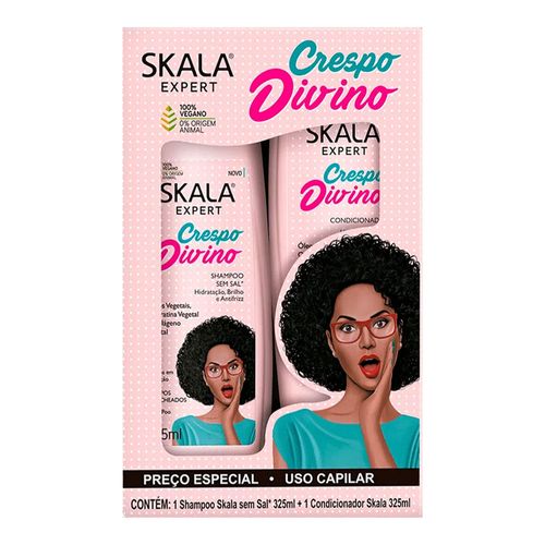 Kit Shampoo Skala Expert Crespo Divino 325ml + Condicionador 325ml Kit Shampoo Skala Expert Crespo Divino 325ml + Condicionador 325ml