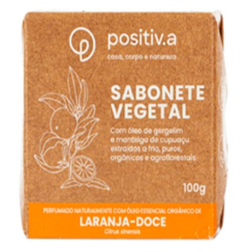 Sabonete Vegetal Positiva Laranja Doce 100G preço