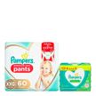 Kit-Fralda-Pampers-Pants-Premium-Care-Top-XXG-60-Unidades---Lencos-Umedecidos-Pampers-Aroma-de-Aloe-Vera-192-Unidades