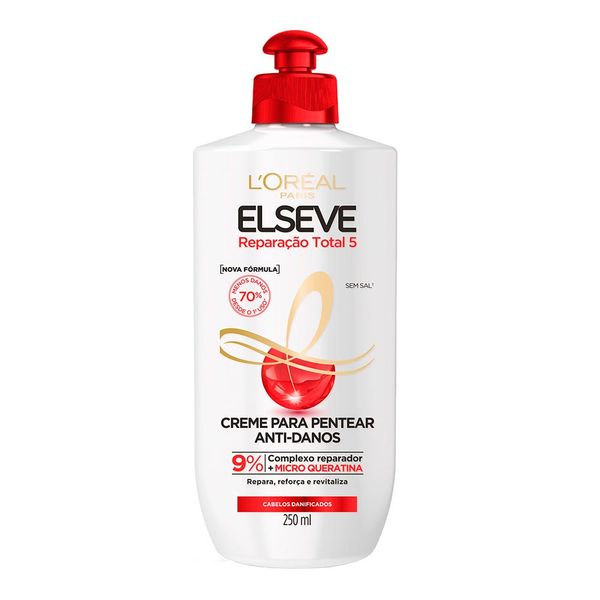 Creme para Pentear Elseve L'Oréal Paris Reparação Total 5 250ml