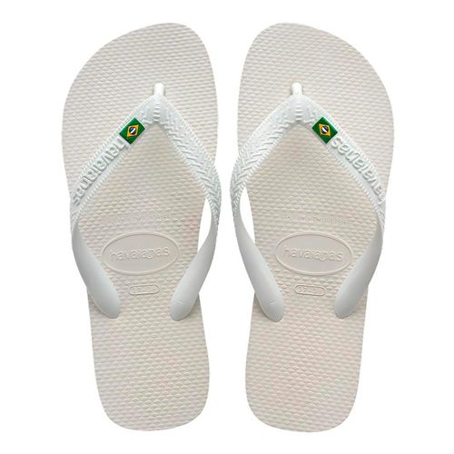 Sandalia Havaianas Brasil Branco Tamamnho 33 34 1 Par Drogaria Sao Paulo