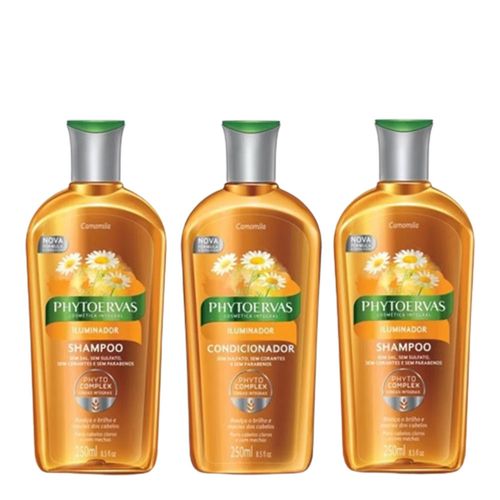 Shampoo-Phytoervas-Iluminador-250ml-2-Unidades---Condicionador Shampoo-Phytoervas-Iluminador-250ml-2-Unidades---Condicionador