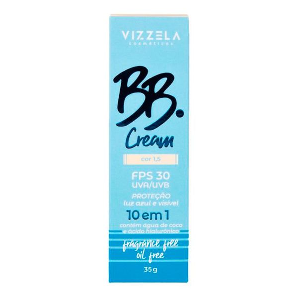 BB Cream Vizzela FPS30 Cor 1.5 35g