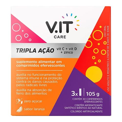 Vitamina-C-V.IT-Care-Tripla-Acao-30-Comprimidos-Efervescentes Vitamina-C-V.IT-Care-Tripla-Acao-30-Comprimidos-Efervescentes