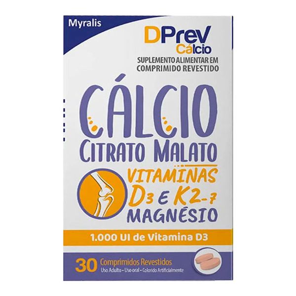 Vitamina D D Prev 1000UI Cálcio 30 Comprimidos