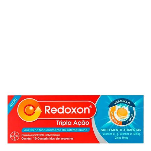 Redoxon-Tripla-Acao-Bayer-10-Comprimidos Redoxon-Tripla-Acao-Bayer-10-Comprimidos