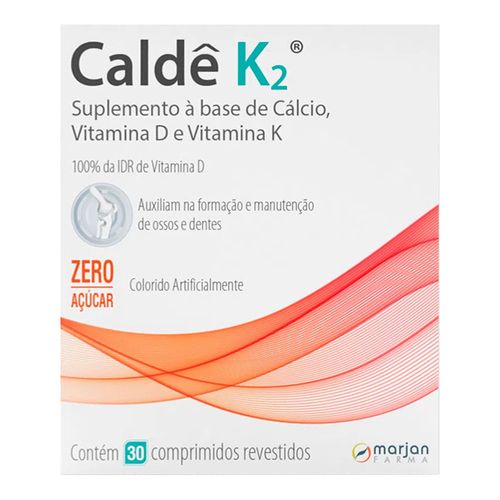 Suplemento Vitamínico Caldê Marjan 30 Comprimidos Revestidos
