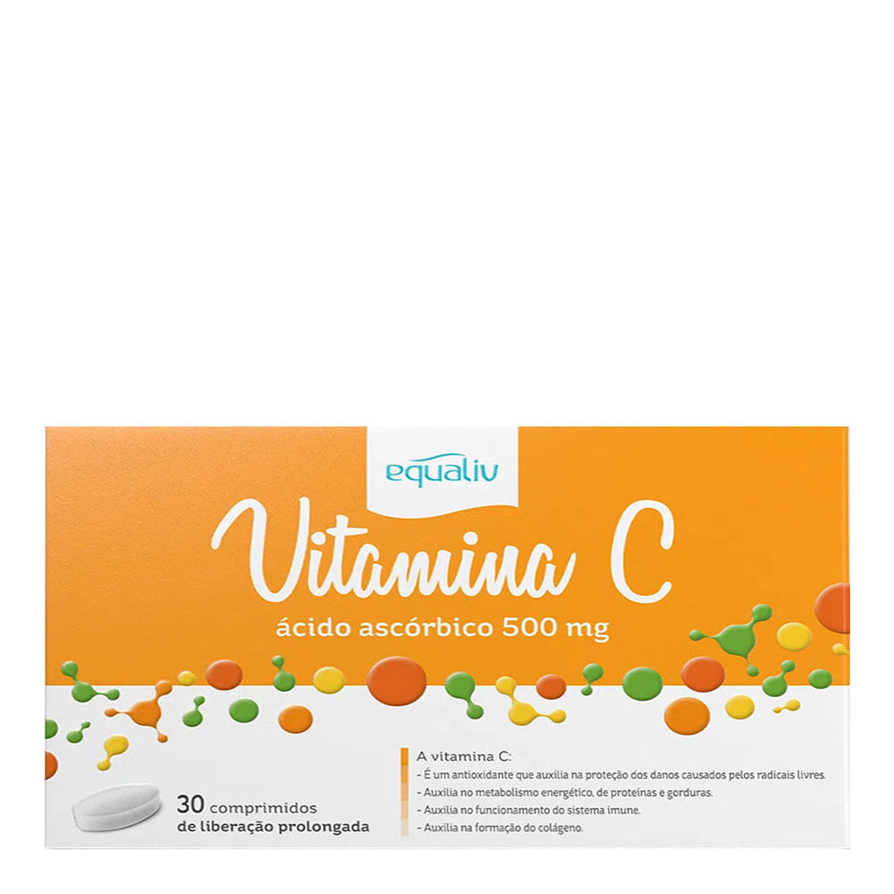 Vitamina C Equaliv 500mg 30 Comprimidos