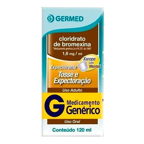 Expectorante Cloridrato De Bromexina 1,6Mg Genérico Germed 120Ml