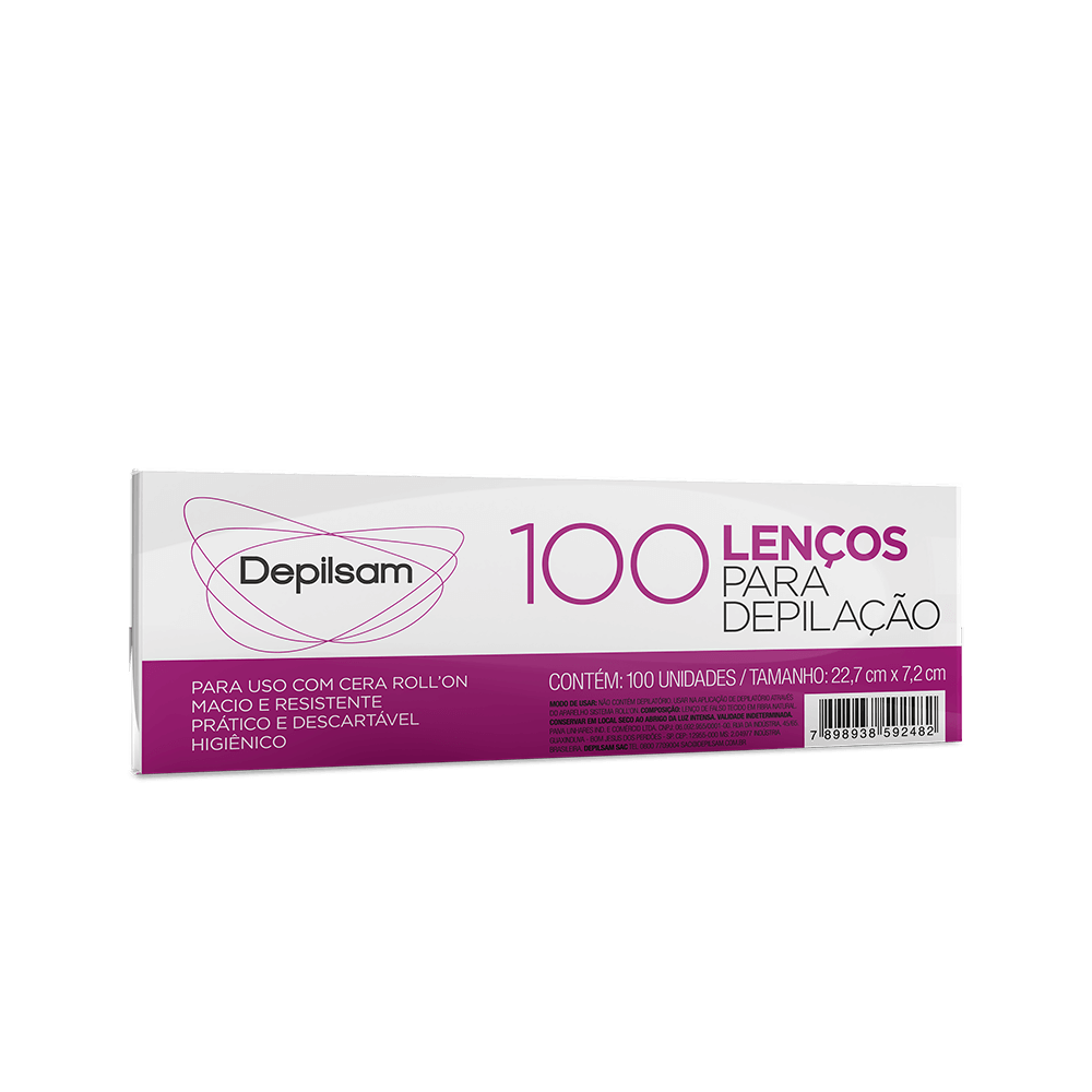 LENCOS PRONTOS PARA DEPILACAO DEPILART