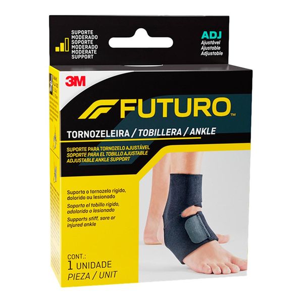 Tornozeleira 3M do Brasil Ajustável Futuro Basic 1 Unidade TORNOZELEIRA AJUSTAVEL FUTURO BASIC 1UN 3M DO BRASIL