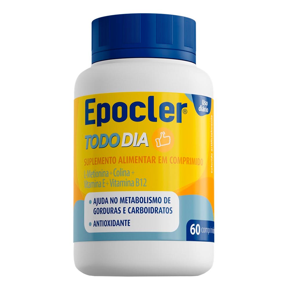 Suplemento Alimentar Epocler Todo dia 60 Comprimidos