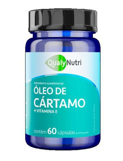 Óleo De Cartamo + Vitamina E C/60 Cápsulas - Qualy Nutri
