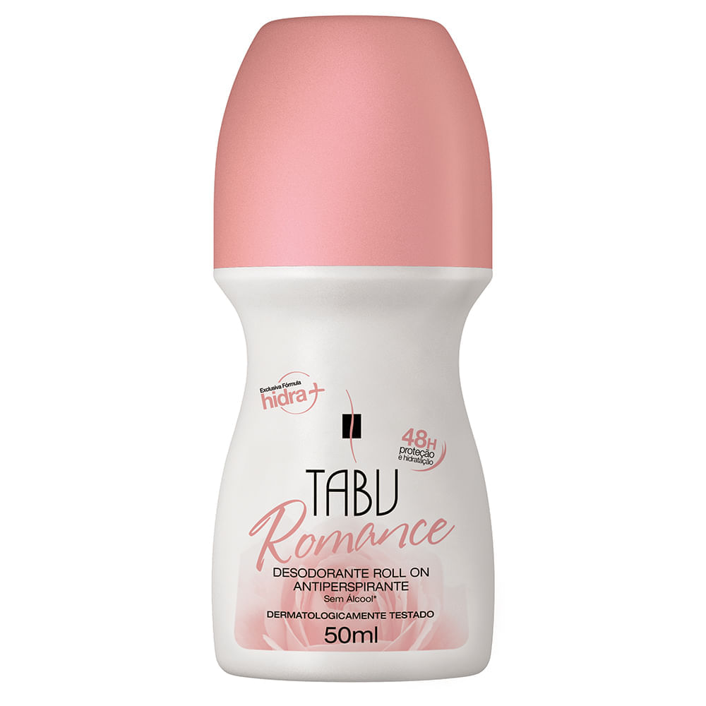 Desodorante Roll-On Antitranspirante Tabu Romance 50ml