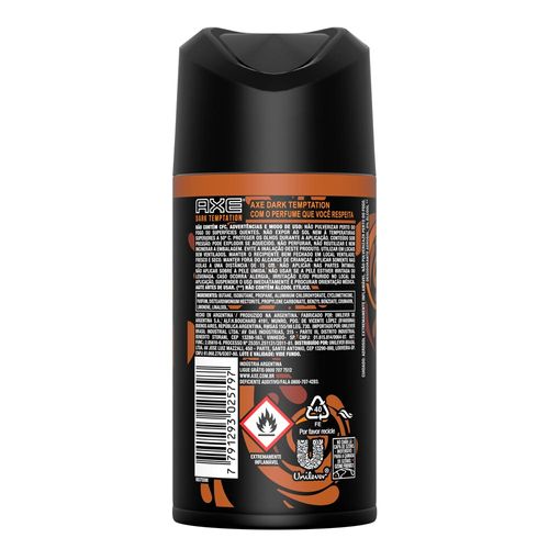 Desodorante Aerosol Axe Dark Temptation 96g - Drogaria Sao Paulo