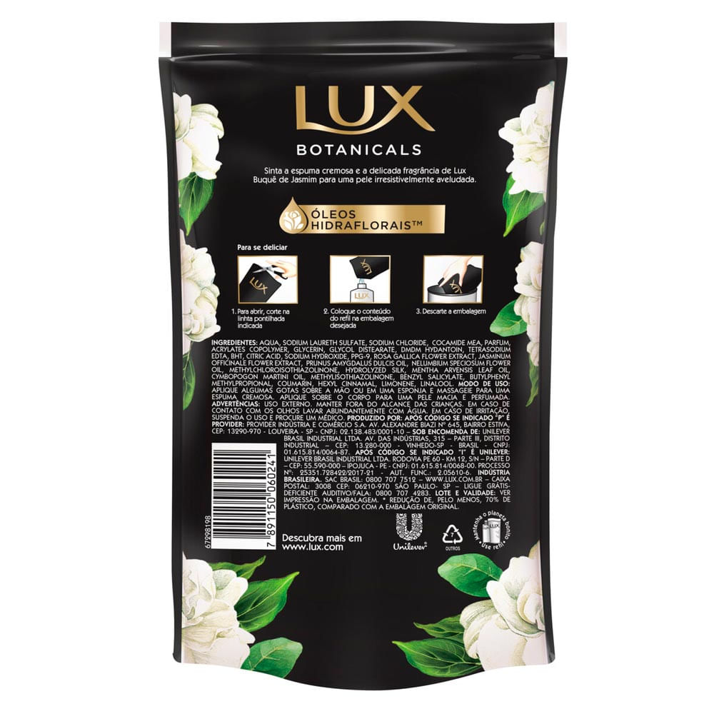 Sabonete Líquido para Mãos Lux Botanicals Lavanda 500ml - Drogaria Sao Paulo