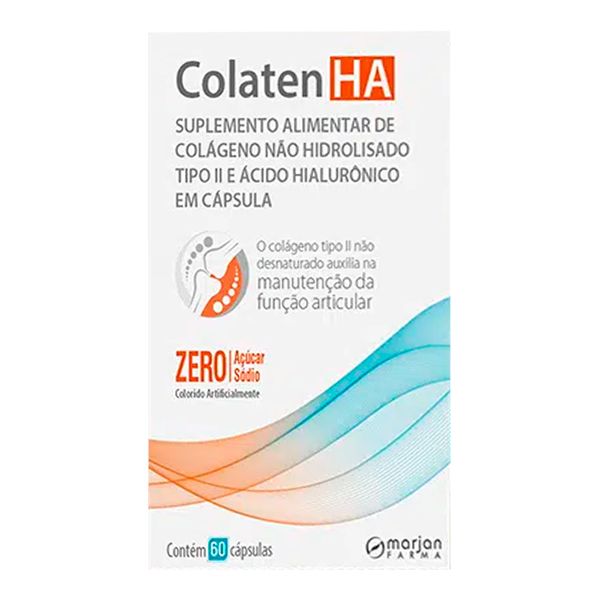Suplemento Alimentar Colaten HA 60 Cápsulas