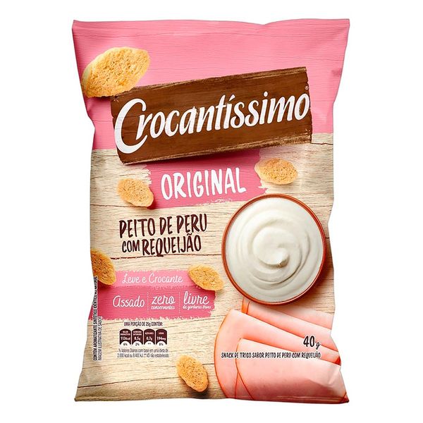 Snack Crocrantíssimo Peito de Pery com Requeijão 40g