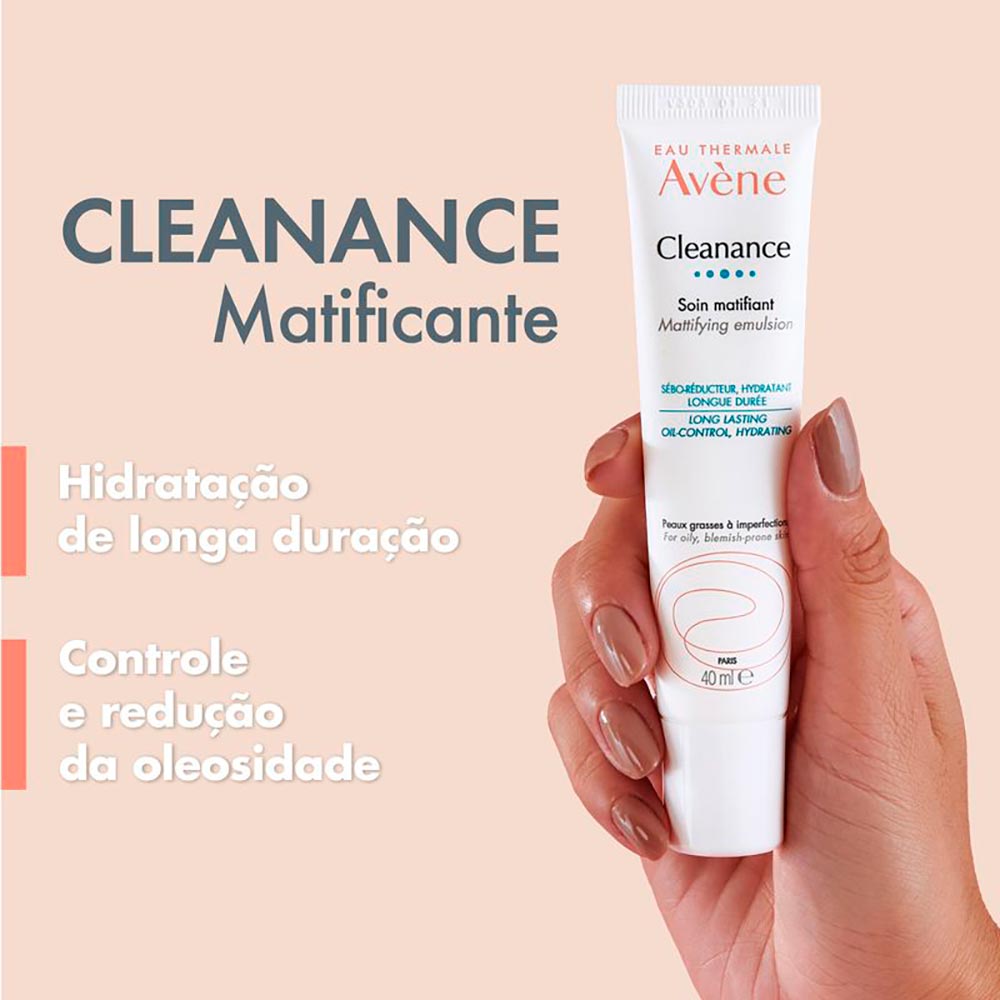 Emulsão Avène Matificante Cleanance 40ml - Drogaria Sao Paulo