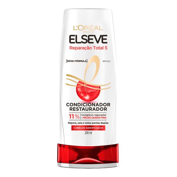 Condicionador Elseve L'Oréal Paris Reparação Total 5+ 200ml