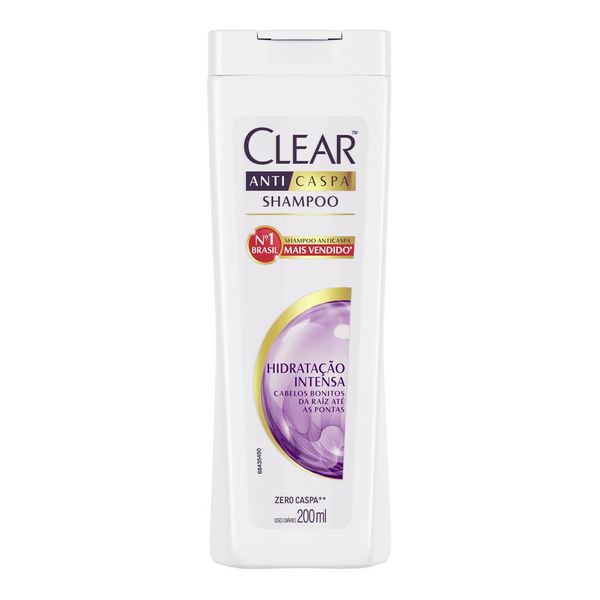 Shampoo Anticaspa Clear Women Hidratação Intensa 200ml