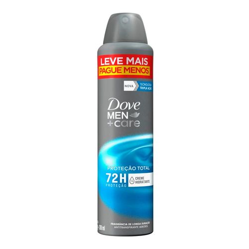 Antitranspirante Aerosol Dove Men+Care Proteção Total 250 Ml