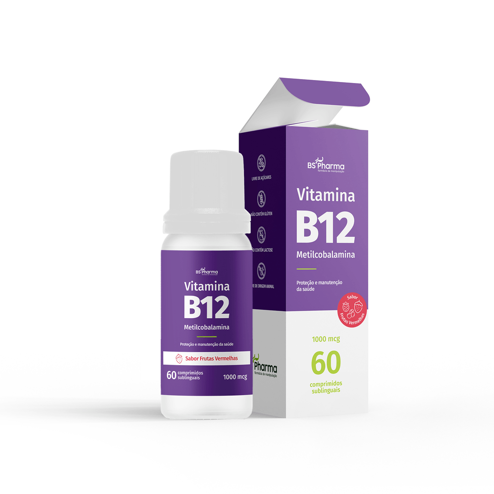 Vitamina B12 (Metilcobalamina) 1000 mcg Sublingual Drogaria Sao Paulo