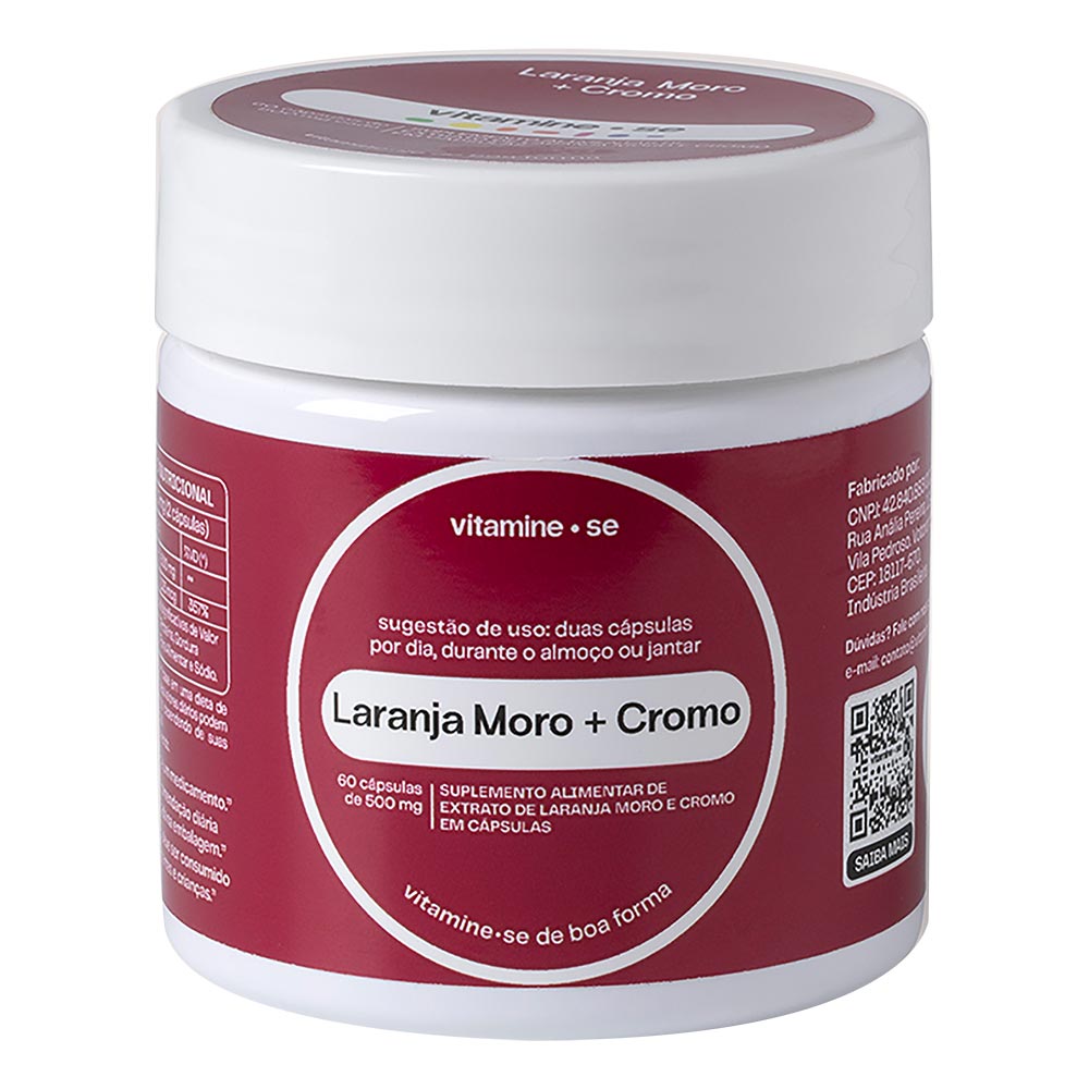 Laranja Moro+cromo Capsulas Gel X 60