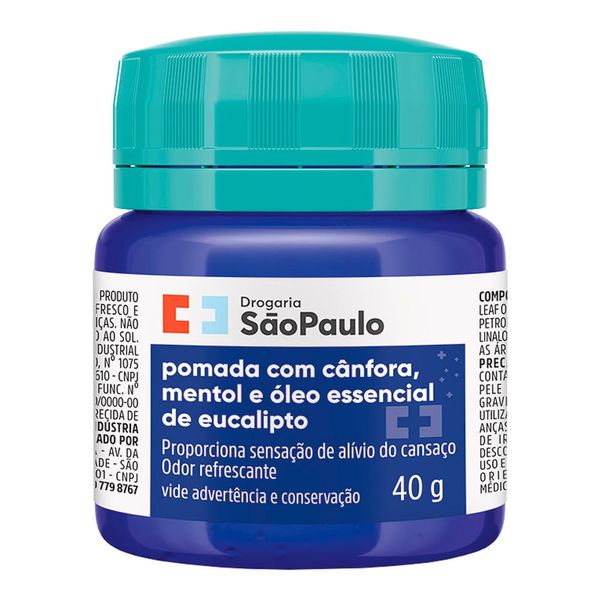 Pomada Descongestionante Rub Drogaria São Paulo 40g