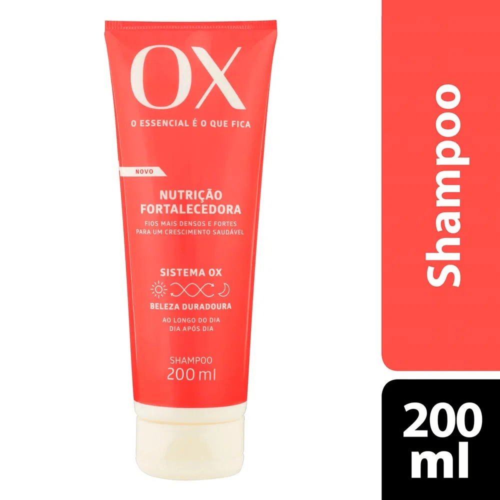 Shampoo Ox Nutrição Fortalecedora 200ml - Drogaria Sao Paulo