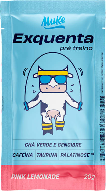Pré Treino Exaquenta Muke Pink Lemonade  Sache 20g